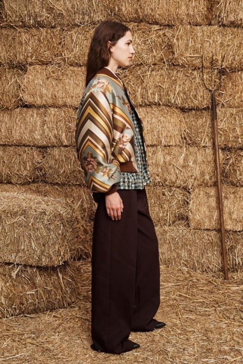 Alémais Bomber Flower Stripe (LAROSA-8124J-MULTI) - UNO Knokke