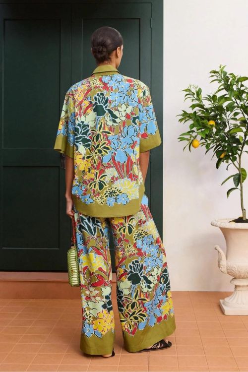 Alémais Pant Cotton Flower (SOLSTICEPANT-7227T-MULTI) - UNO Knokke