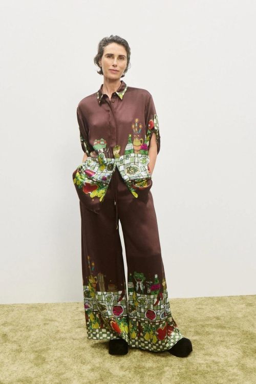 Alémais Pant Silk Flowers (FREDO-5831P) - UNO Knokke