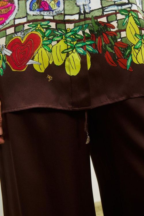 Alémais Pant Silk Flowers (FREDO-5831P) - UNO Knokke