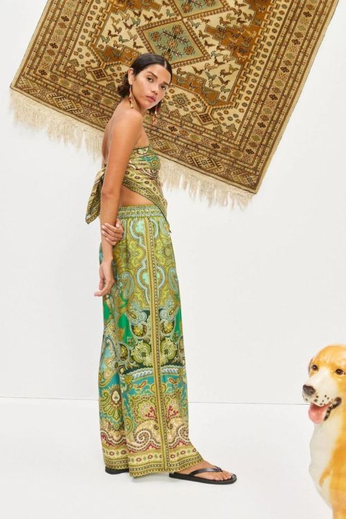 Alémais Pant Silk Print (CLEMENZA-5678P) - UNO Knokke