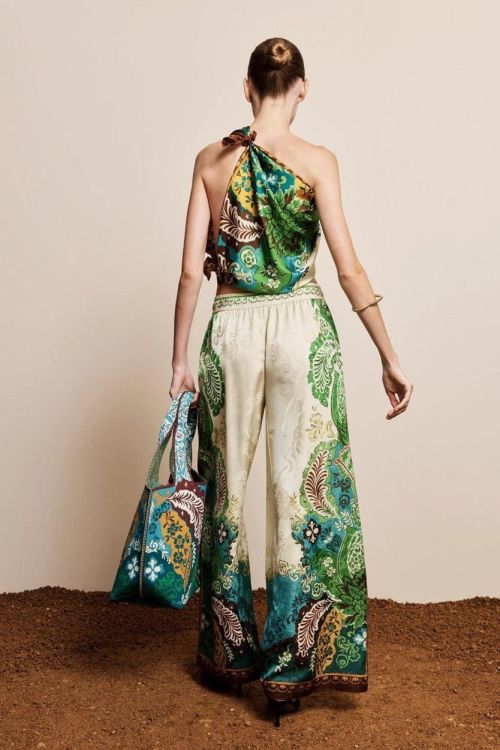 Alémais Pant Wide Print (FLORENCE-8051P-MULTI) - UNO Knokke