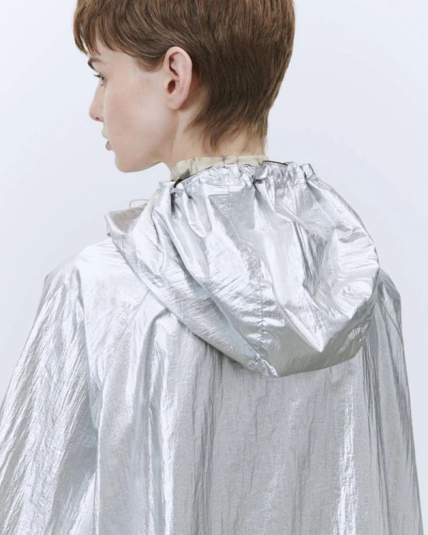 Alysi Raincoat Silverlining (165912-A5002-SILVER) - UNO Knokke
