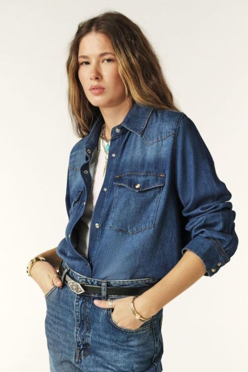 Bash Blouse Western Jeans (WALTER-BLUEJEANS0420) - UNO Knokke