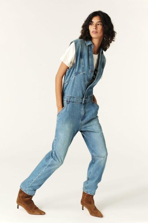 Bash Jumpsuit Jeans (FIGO-LIGHTUSEDBLUE0278) - UNO Knokke