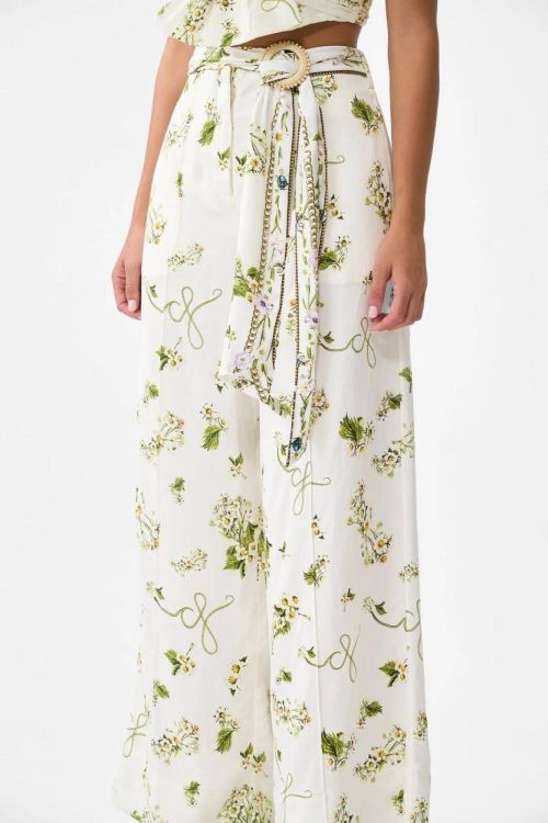 Camilla Pant Wide leg Belt (00037876-BOTAUTOP) - UNO Knokke