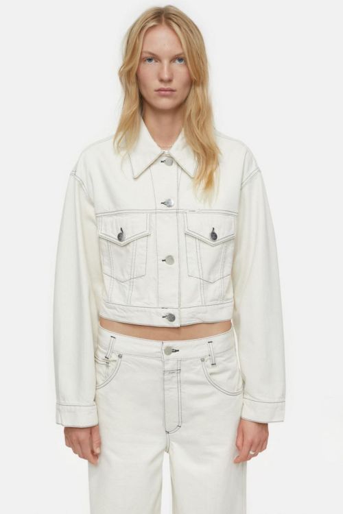 Closed Jeans Jacket Cropped (C97173-11P28-IVORY) - UNO Knokke