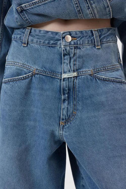 Closed Jeans Straight Oversized (C21999-18Q-4W-MIDBLUE) - UNO Knokke