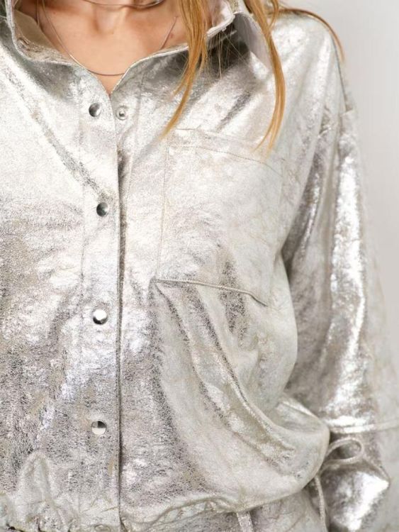 Dante6 Jacket Metalic (NIKTA-9300SILVER) - UNO Knokke