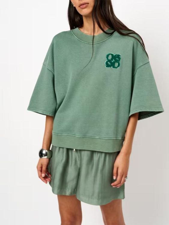 Dante6 Sweater Logo (ROGUE-3810IVIGREEN) - UNO Knokke