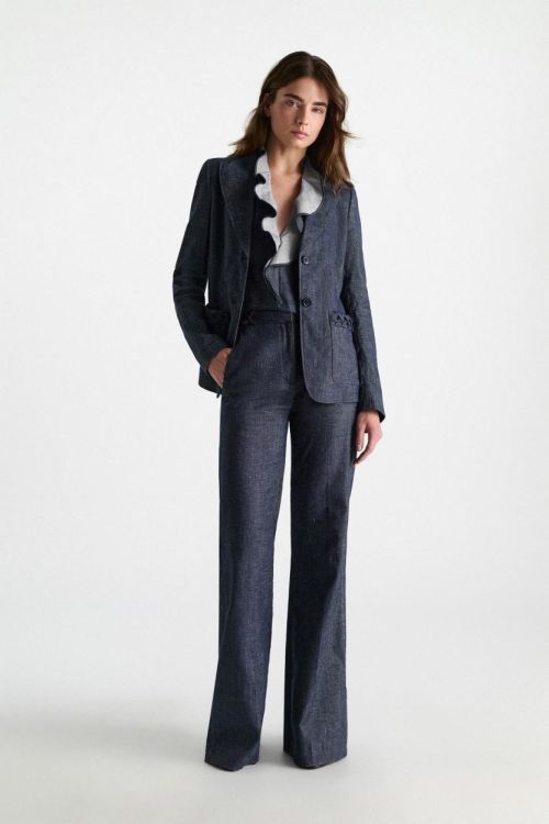 Dorothee Schumacher Blazer Tencel Cross Detail (546202-887) - UNO Knokke