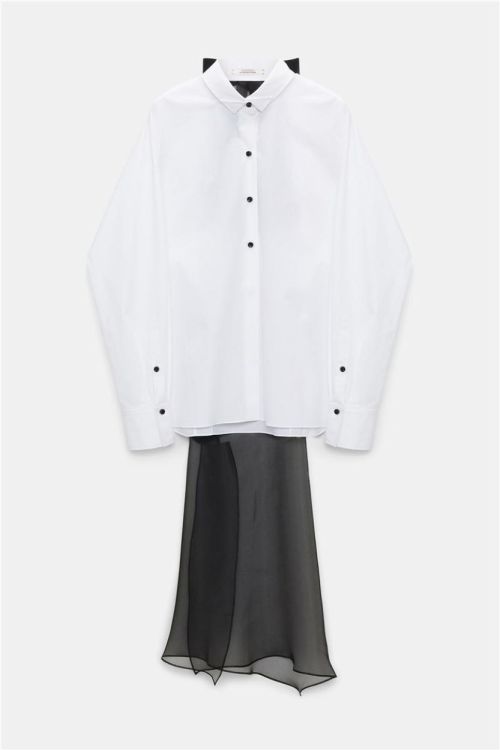 Dorothee Schumacher Blouse Button Bow (748236-100) - UNO Knokke