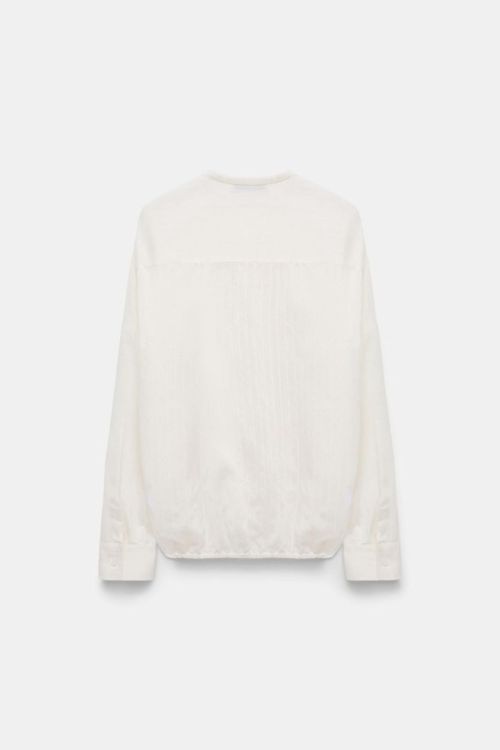 Dorothee Schumacher Blouse Ruffles (842006-100WHITE) - UNO Knokke