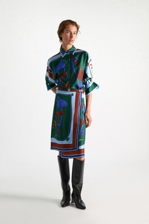 Dorothee Schumacher Blouse Silk Print (647306-016) - UNO Knokke