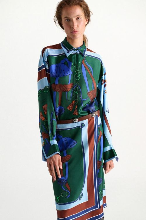 Dorothee Schumacher Blouse Silk Print (647306-016) - UNO Knokke