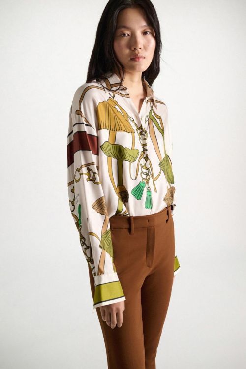 Dorothee Schumacher Blouse Silk Print (647306-017) - UNO Knokke