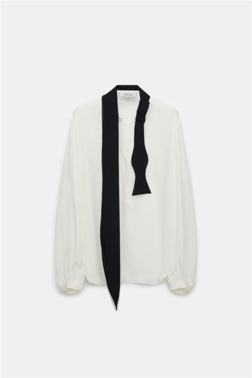 Dorothee Schumacher Blouse Silk Smoking (749606-110) - UNO Knokke