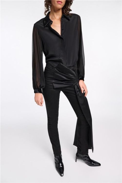 Dorothee Schumacher Blouse Velvet (247006-999) - UNO Knokke