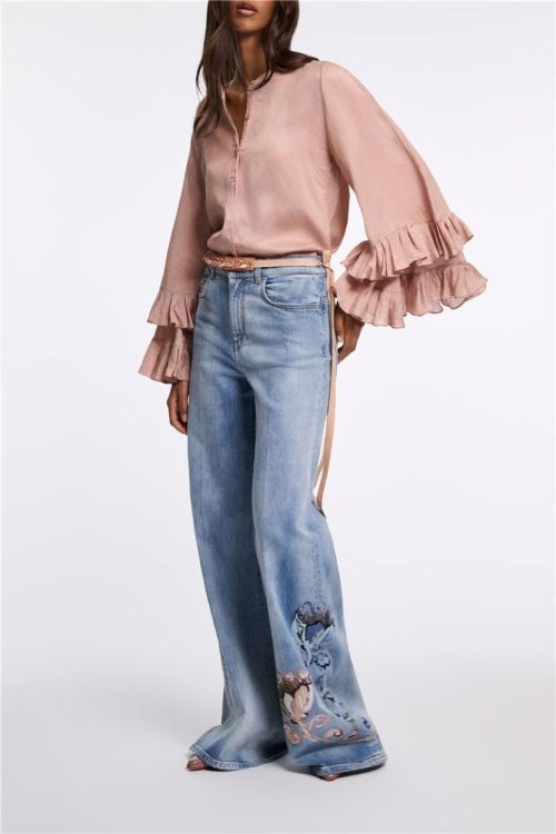 Dorothee Schumacher Blouse Volant Sleeves (142106-733) - UNO Knokke