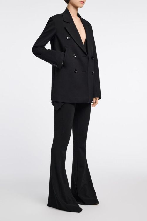 Dorothee Schumacher Caban Blazer Punto  (848002-999BLACK) - UNO Knokke