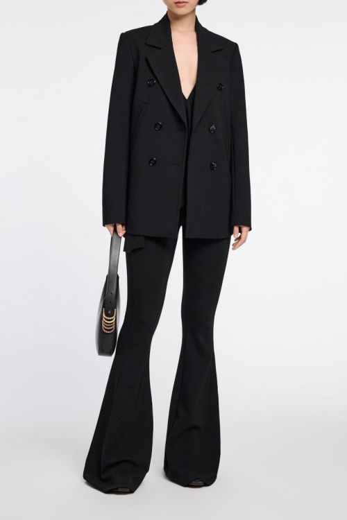 Dorothee Schumacher Caban Blazer Punto  (848002-999BLACK) - UNO Knokke