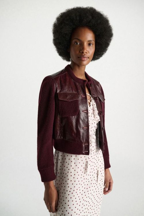 Dorothee Schumacher Cardigan Patent Leather  (544802-496) - UNO Knokke