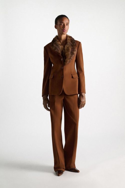 Dorothee Schumacher Collar Faux Fur (644909-796) - UNO Knokke
