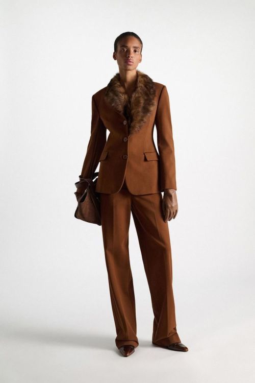 Dorothee Schumacher Collar Faux Fur (644909-796) - UNO Knokke