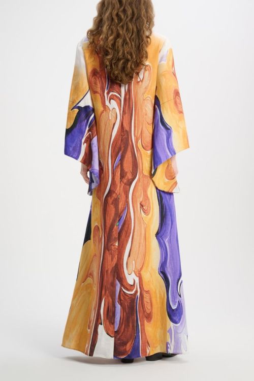 Dorothee Schumacher Dress Aquarel Flame (548904-062) - UNO Knokke