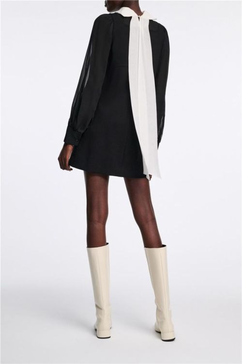 Dorothee Schumacher Dress Punto Silk Georgette (248014-999) - UNO Knokke