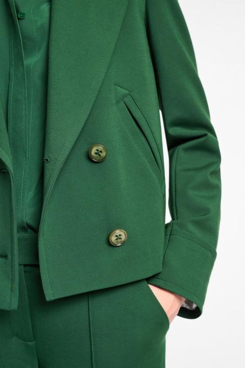 Dorothee Schumacher Fashion Blazer Punto  (848012-567GRASSGREEN) - UNO Knokke