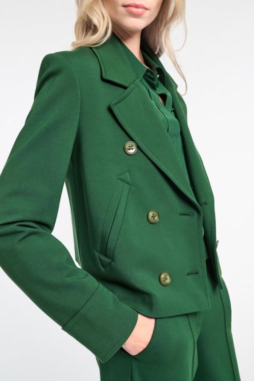 Dorothee Schumacher Fashion Blazer Punto  (848012-567GRASSGREEN) - UNO Knokke