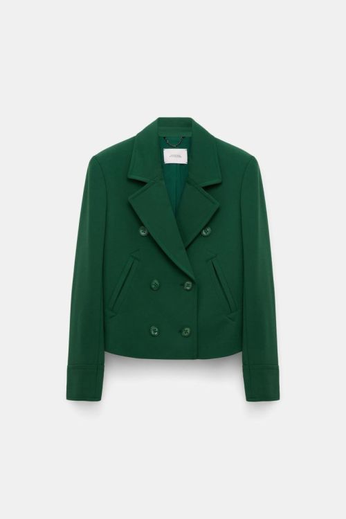 Dorothee Schumacher Fashion Blazer Punto  (848012-567GRASSGREEN) - UNO Knokke