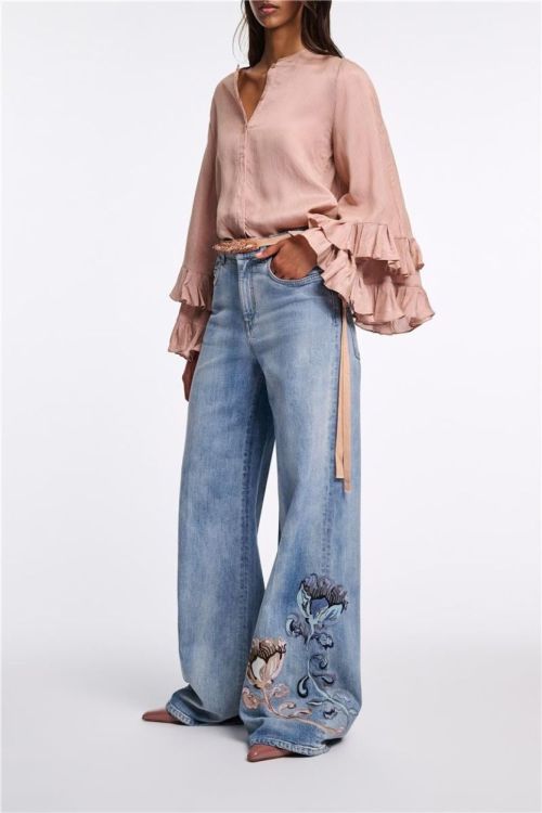Dorothee Schumacher Jeans Wide Embroidery (145023-840) - UNO Knokke