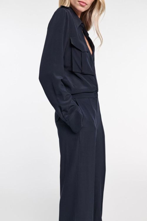 Dorothee Schumacher Jumpsuit Pocket (849018-899DARKNAVY) - UNO Knokke