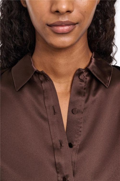 Dorothee Schumacher Poloblouse Silk Button (247306-786) - UNO Knokke