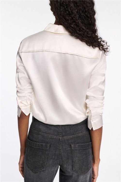 Dorothee Schumacher Poloblouse Silk Button (247306-120) - UNO Knokke