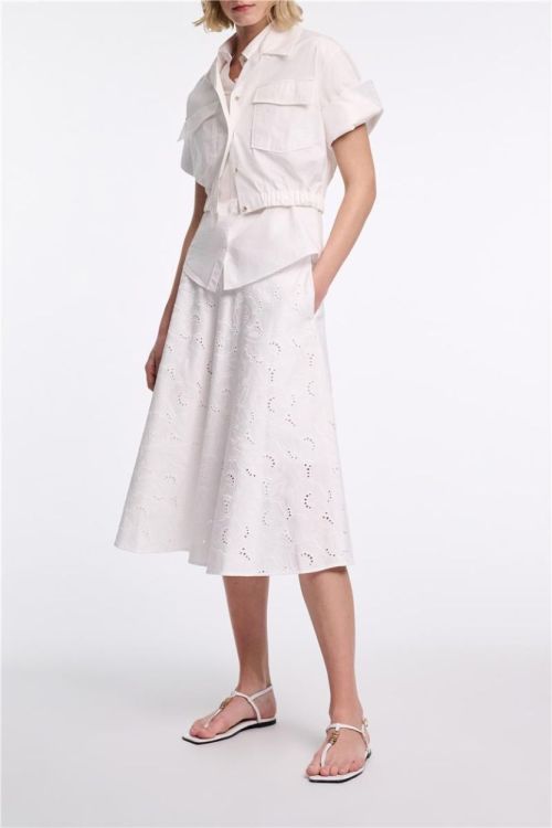 Dorothee Schumacher Shirt Cropped Bomber (148216-100) - UNO Knokke