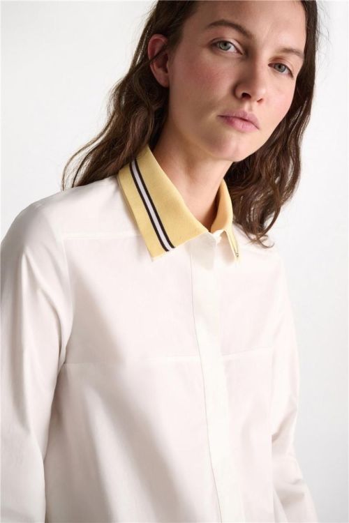 Dorothee Schumacher Shirt Popline Polocollar (448266-002) - UNO Knokke