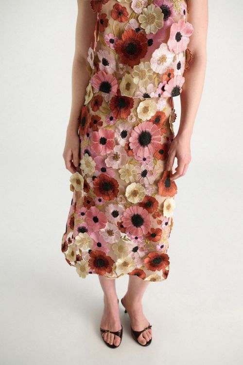 Dorothee Schumacher Skirt 3D Flower Print (547105-074) - UNO Knokke