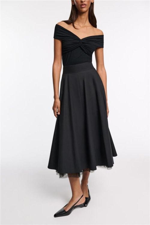 Dorothee Schumacher Skirt A-Line Tulle (148605-999) - UNO Knokke
