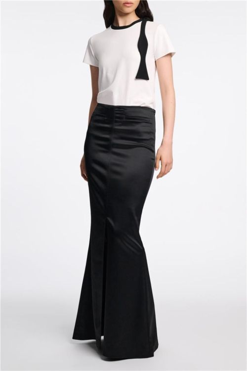 Dorothee Schumacher Skirt Long Satin (740405-999) - UNO Knokke