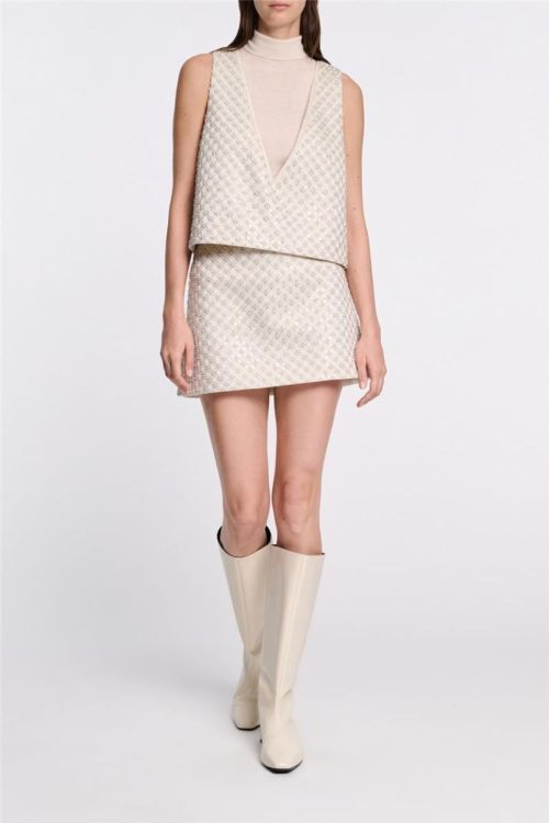 Dorothee Schumacher Top Double V Paillette (348606-121) - UNO Knokke