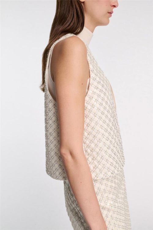 Dorothee Schumacher Top Double V Paillette (348606-121) - UNO Knokke