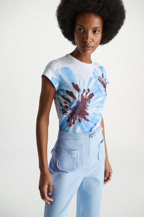 Dorothee Schumacher T-Shirt Flowerprint (528344-038) - UNO Knokke
