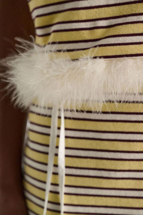 Dorothee Schumacher T-Shirt Stripe Furry (528001-025) - UNO Knokke