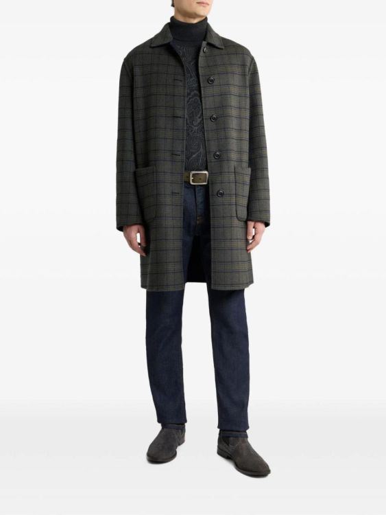 Etro Men Coat Reversible Check (MRAA0035-99TUBR9-B0339) - UNO Knokke
