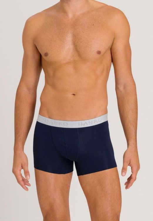 Hanro Men Boxer 2-pack Essential Inv.Band (073079-2399MEL/NAVY) - UNO Knokke
