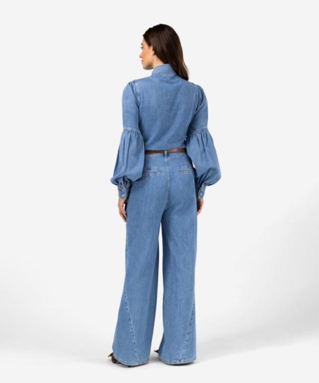 Ibana Jeansblouse Jabeau (TOLENA-LIGHT DENIM) - UNO Knokke