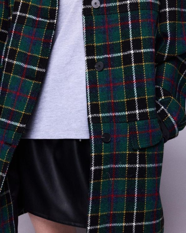 Johny Coat Check Tweed (DONNA-HARRISTWEEDMIX) - UNO Knokke